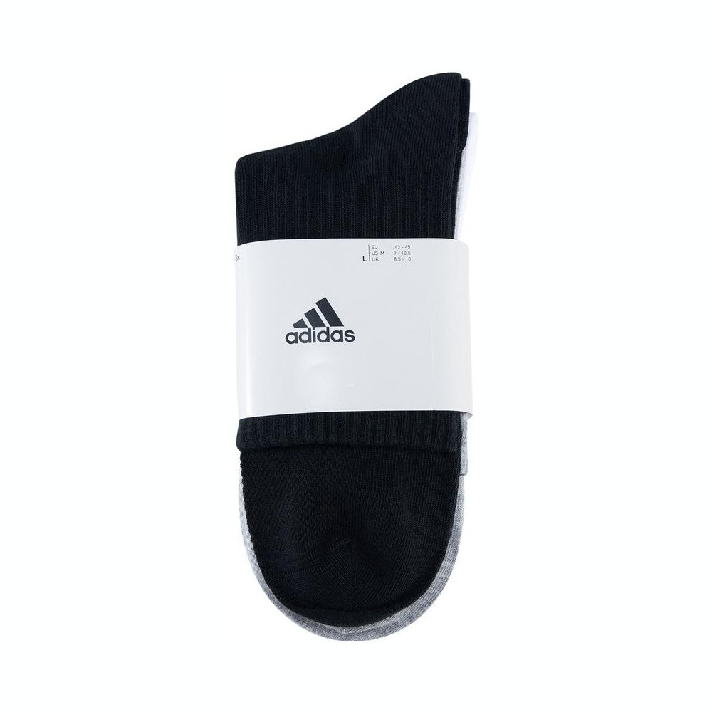 adidas阿迪达斯2025中性SPW CREW 3PP长袜优惠装JC9272