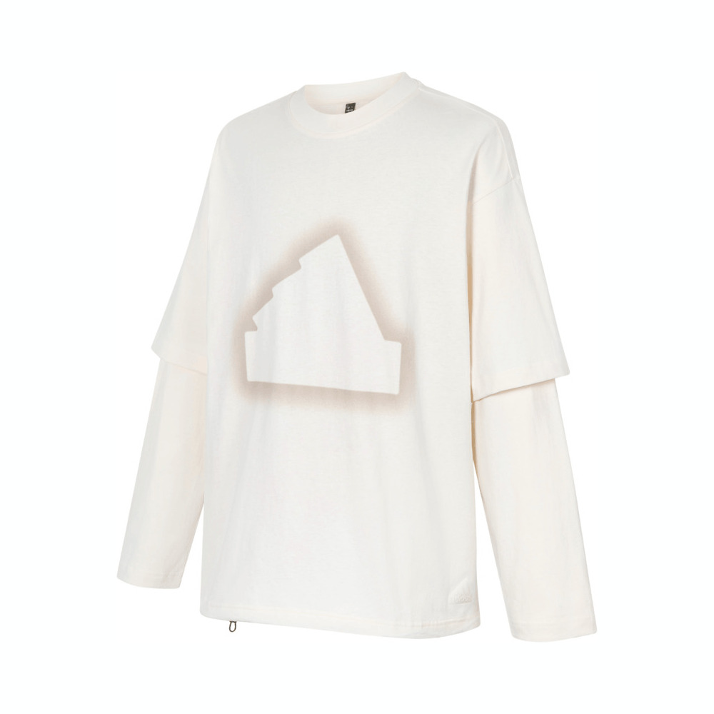 adidas阿迪达斯2024男子FUSTL LS GFX T针织无领长TJI9879