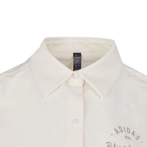 adidas阿迪达斯2024女子W VB SHIRT梭织长袖衬衫JN7779