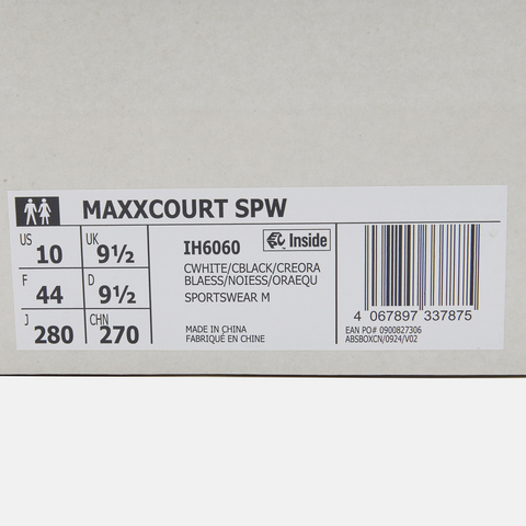 adidas阿迪达斯2025中性MAXXCOURT SPWSPW FTW-网球IH6060