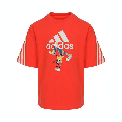 adidas kids阿迪达斯小童2024男小童LK DY MM T圆领短TIV9631