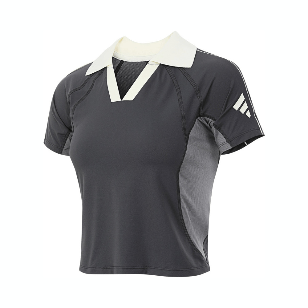 adidas阿迪达斯2024女子FUSTL W SS POLOPOLO短TJN3513