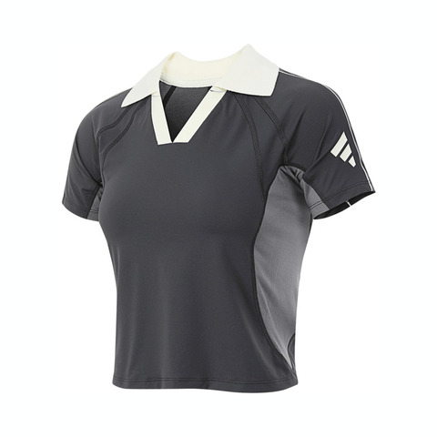 adidas阿迪达斯2024女子FUSTL W SS POLOPOLO短TJN3513