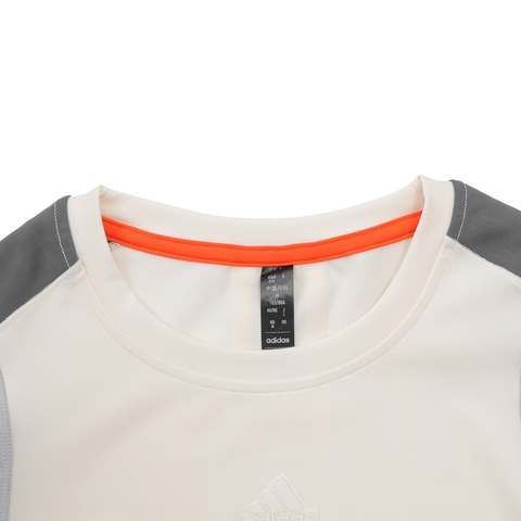 adidas阿迪达斯2024女子FUSTL TEE针织无领长TJJ1575