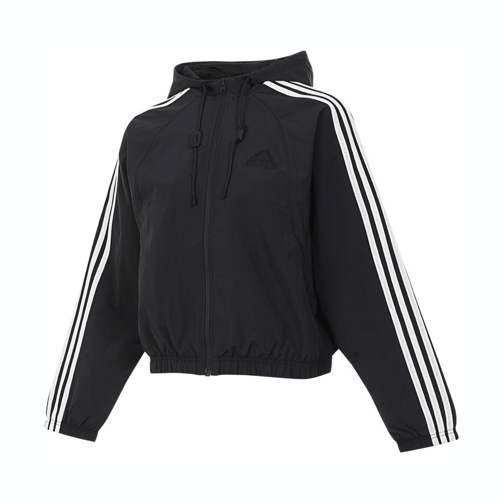 adidas阿迪达斯2024女子W 3S JKT1梭织外套JN0757