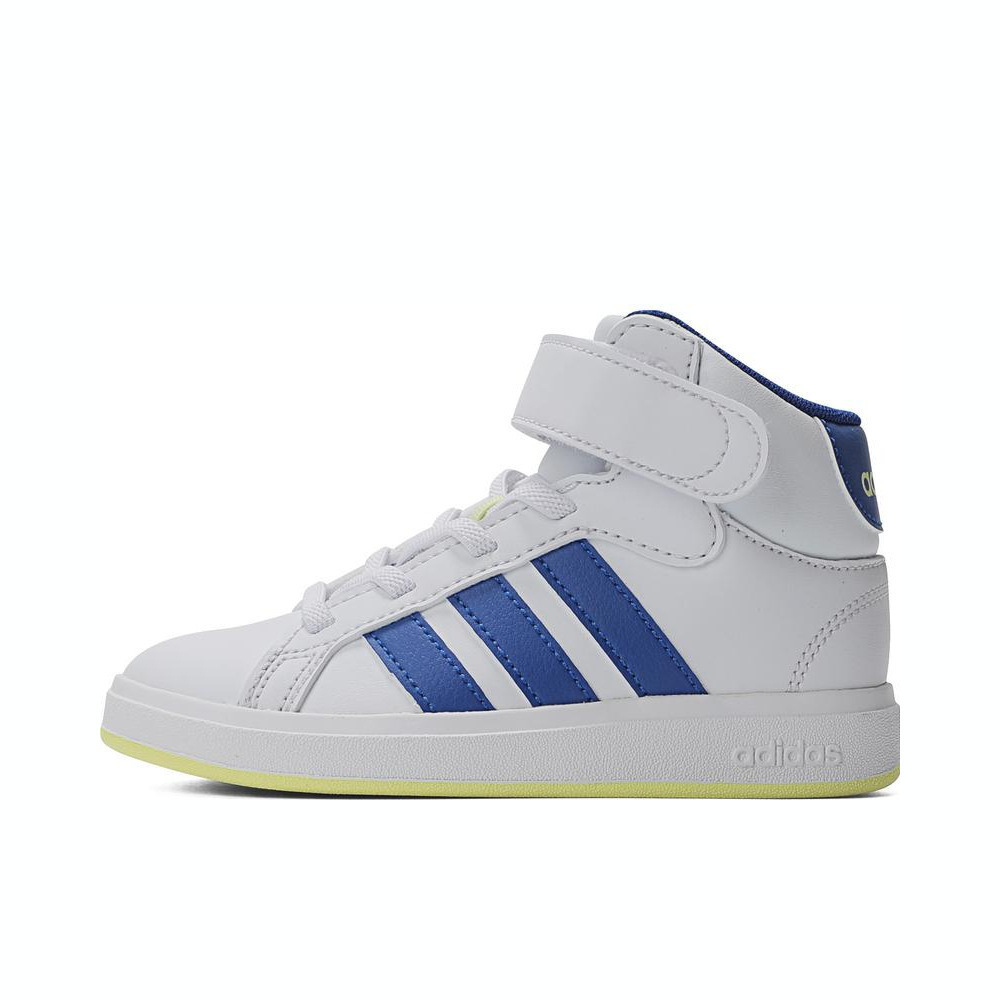 adidas kids阿迪达斯小童2024男小童GRAND COURT MID K男训童装JR2584