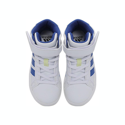 adidas kids阿迪达斯小童2024男小童GRAND COURT MID K男训童装JR2584
