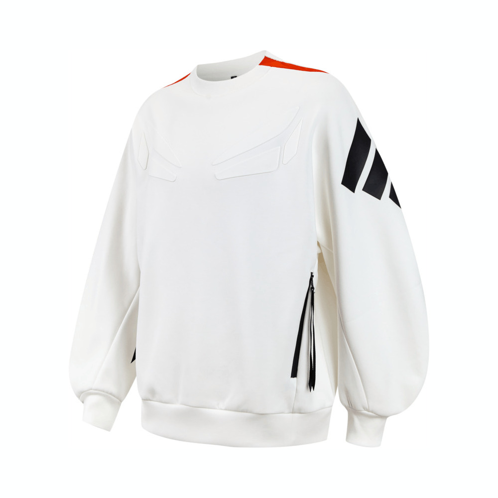 adidas阿迪达斯2024男子FUSTL P CREW针织圆领套衫JN3466