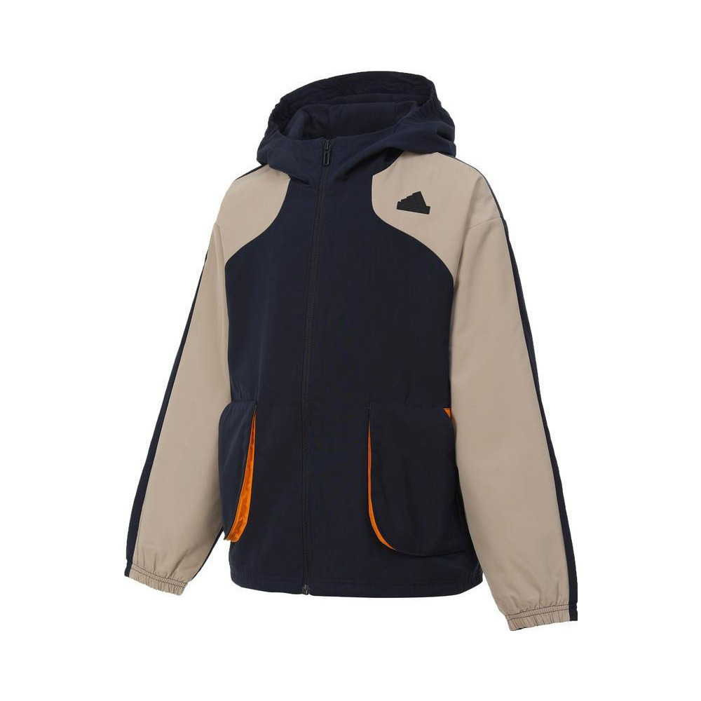 adidas阿迪达斯2024男大童JK WV JKT梭织外套JJ4958