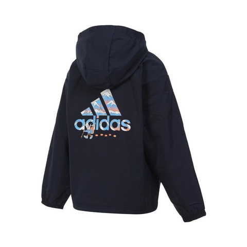 adidas阿迪达斯2024男大童JK WV JKT梭织外套JJ4958