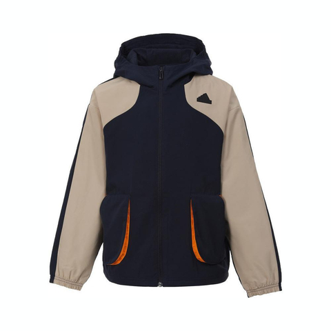 adidas阿迪达斯2024男大童JK WV JKT梭织外套JJ4958