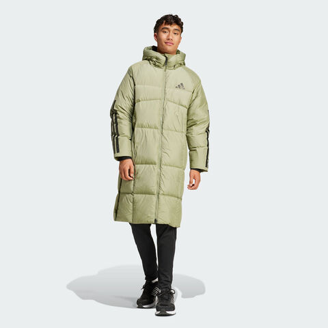 adidas阿迪达斯2025男子LONG DOWN JKT厚羽绒服-长JG3839