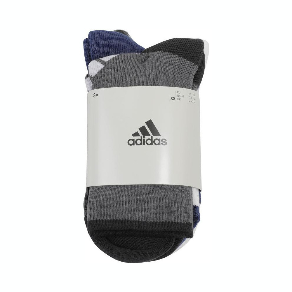 adidas kids阿迪达斯小童2024男大童K WINT SOCKS 3P袜子JF1221