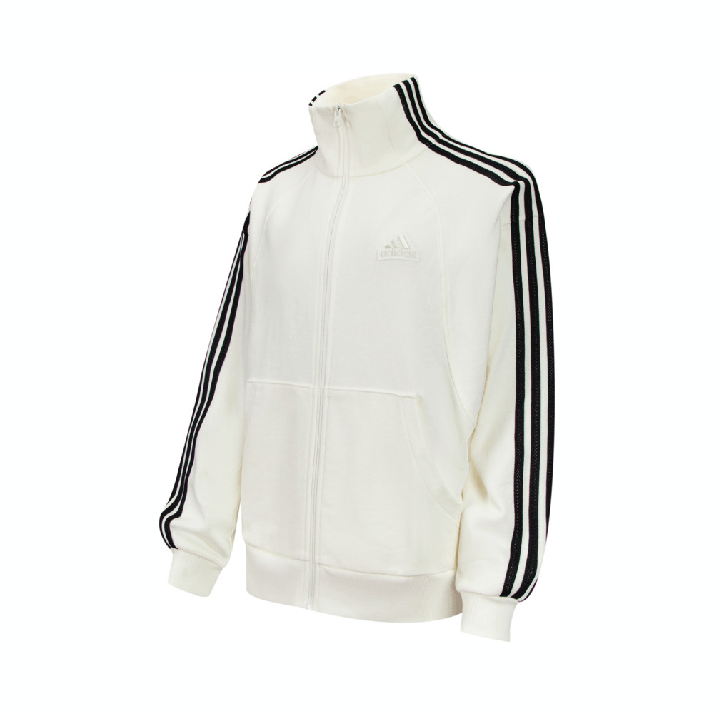 adidas阿迪达斯2025女子W 3S JKT2针织无帽外套JN0760