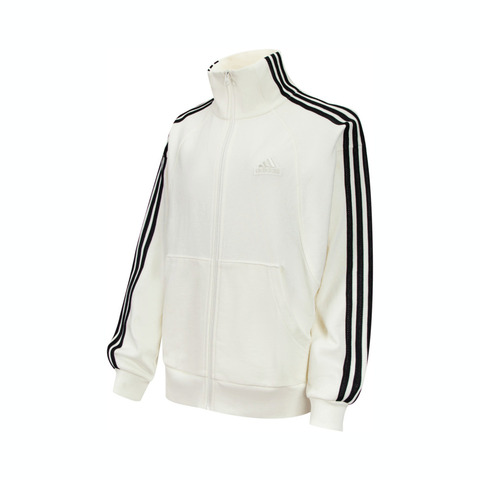 adidas阿迪达斯2025女子W 3S JKT2针织无帽外套JN0760