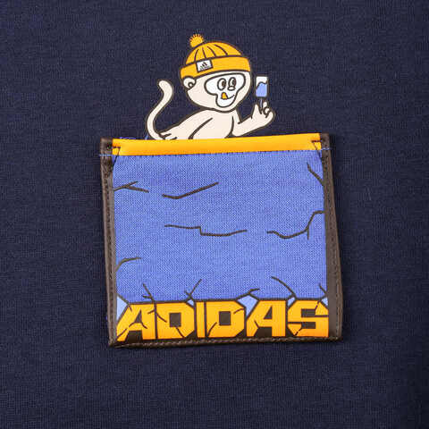 adidas阿迪达斯2024男小童LK KN CREW针织圆领套衫JJ4956