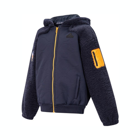 adidas阿迪达斯2024男小童LK WARM JKT梭织外套JJ4952