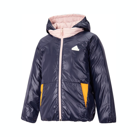adidas阿迪达斯2024女小童LK REV DOWN JKT羽绒服JJ5011