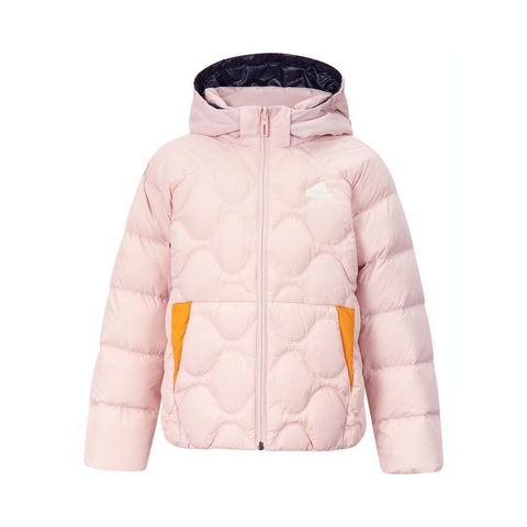 adidas阿迪达斯2024女小童LK REV DOWN JKT羽绒服JJ5011