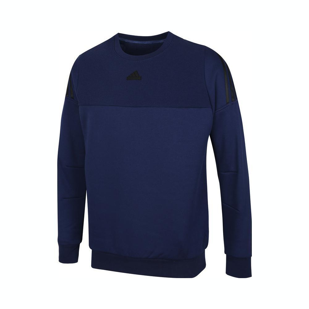 adidas kids阿迪达斯小童2024男大童JK WARM CREW针织圆领套衫JI6141