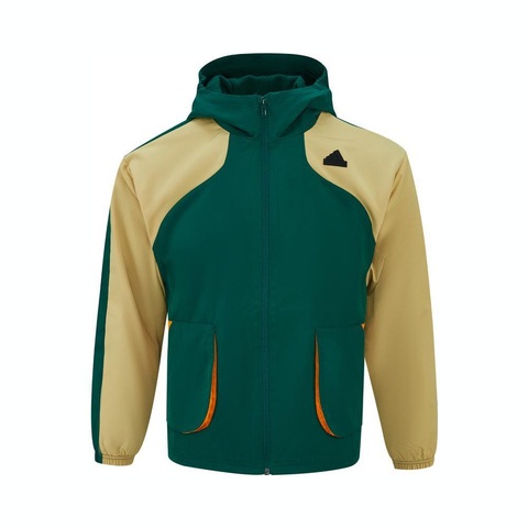 adidas阿迪达斯2024男子JK WV JKT梭织连帽外套JJ4959