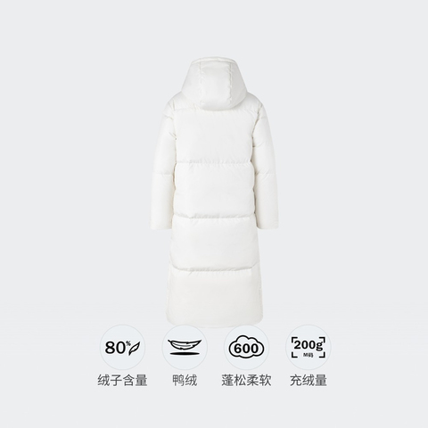 adidas阿迪达斯2025女子W PUFF L DOWN厚羽绒服-长JV6196