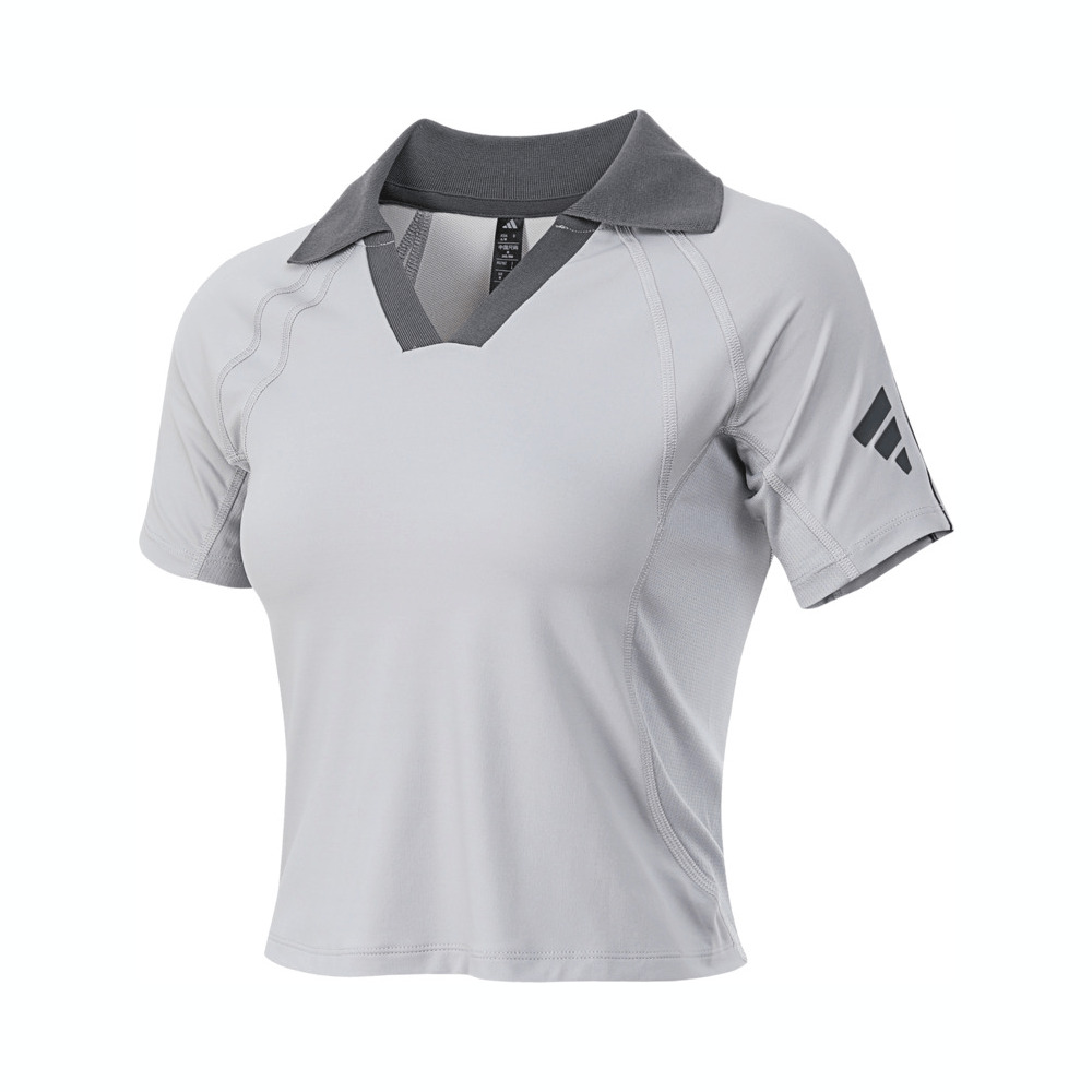 adidas阿迪达斯2024女子FUSTL W SS POLOPOLO短TJN3512