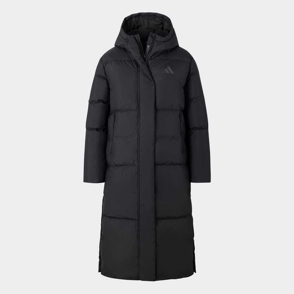 adidas阿迪达斯2025女子W PUFF L DOWN厚羽绒服-长JV6197