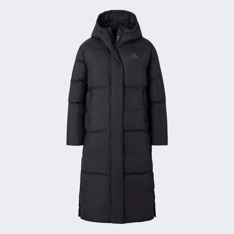 adidas阿迪达斯2025女子W PUFF L DOWN厚羽绒服-长JV6197