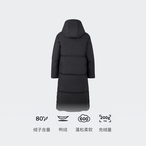 adidas阿迪达斯2025女子W PUFF L DOWN厚羽绒服-长JV6197