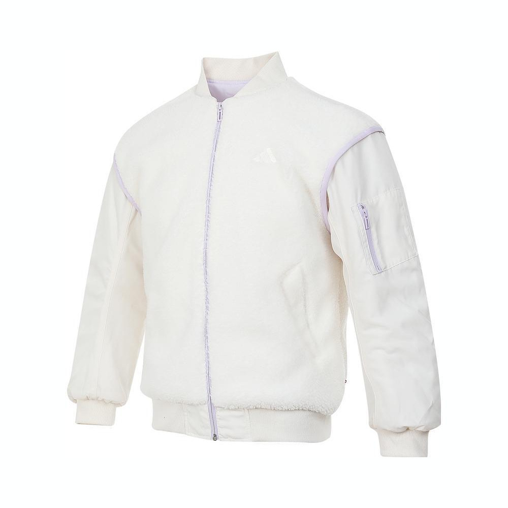 adidas kids阿迪达斯小童2024女子JK JACKET厚棉服JN4374