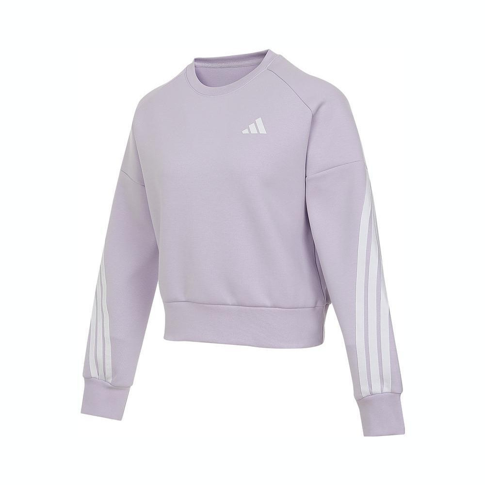 adidas kids阿迪达斯小童2024女大童JG KN CREW针织无帽卫衣KC1565