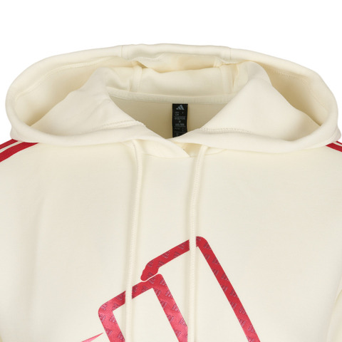 adidas阿迪达斯2024女子CW HOODY针织连帽卫衣JZ1638