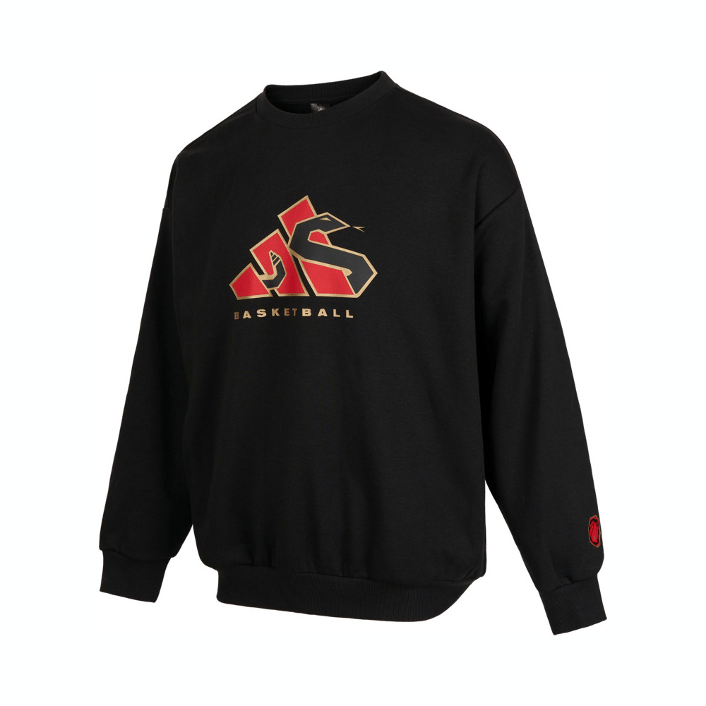 adidas阿迪达斯2024男子BB LNY CREW针织无帽卫衣JM5679