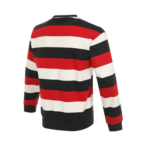 adidas kids阿迪达斯小童2024男大童JK KN CREW针织无帽卫衣KB0581