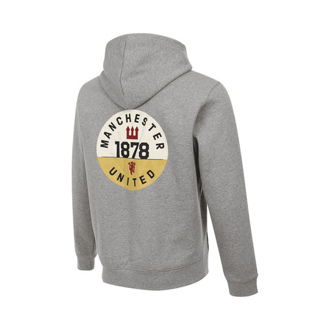 adidas阿迪达斯2024男子MUFC VRCT HD针织连帽卫衣JF0368