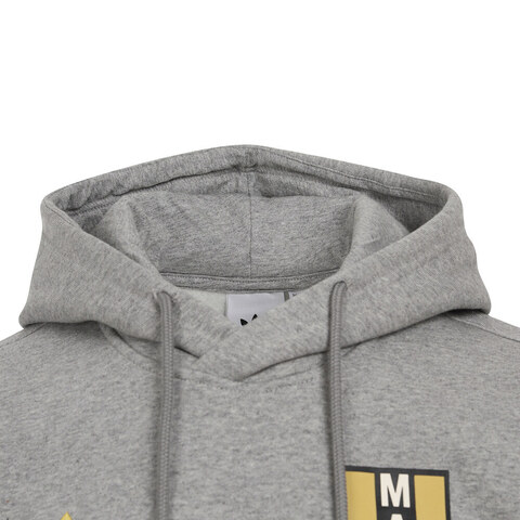 adidas阿迪达斯2024男子MUFC VRCT HD针织连帽卫衣JF0368