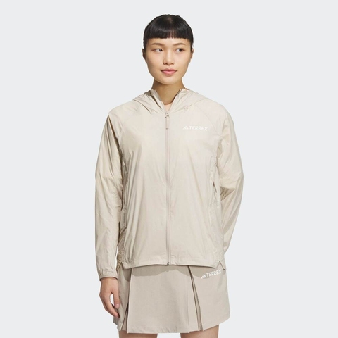adidas阿迪达斯2025女子W LW WB JKT梭织连帽外套IS0278