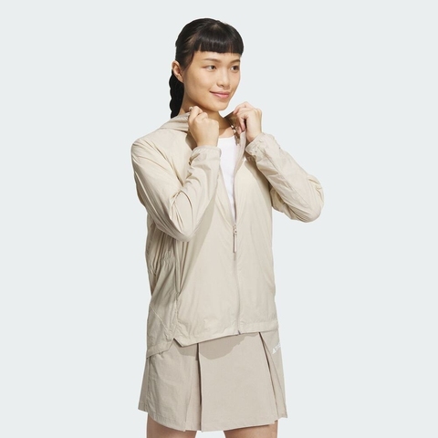 adidas阿迪达斯2025女子W LW WB JKT梭织连帽外套IS0278