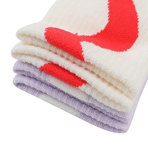 adidas kids阿迪达斯小童2025女大童KIDS GFX CRW 2P中袜优惠装JN3829