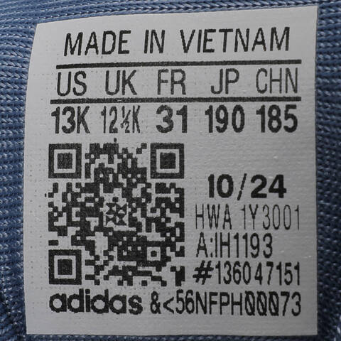 adidas阿迪达斯2025男子TENSAUR SPORT MICKEY CF K男训童装IH1193