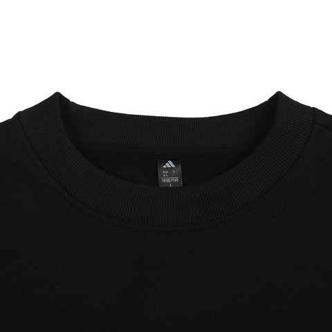 adidas阿迪达斯2025男子ST FL LOGO SWT针织无帽卫衣JL6063