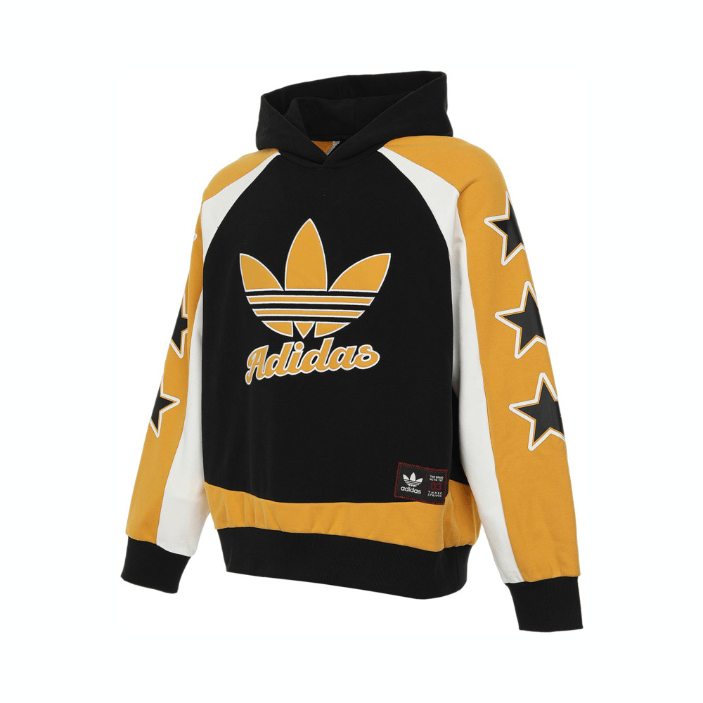 Adidas Original阿迪三叶草2025男子BBRTR HOODIE针织连帽卫衣JN0780