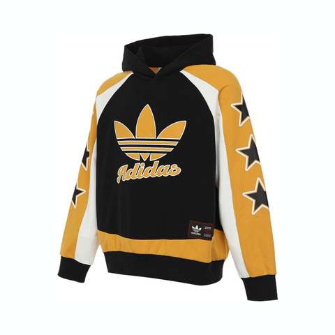 Adidas Original阿迪三叶草2025男子BBRTR HOODIE针织连帽卫衣JN0780