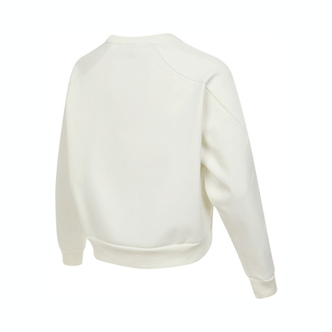 adidas阿迪达斯2025女子MT CREW SWT针织无帽卫衣JM8762