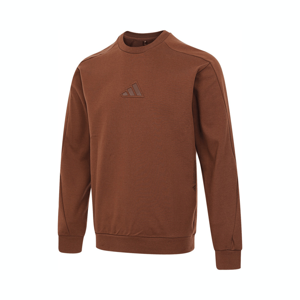 adidas阿迪达斯2025男子TH MH LOGO SWT针织无帽卫衣JZ8421