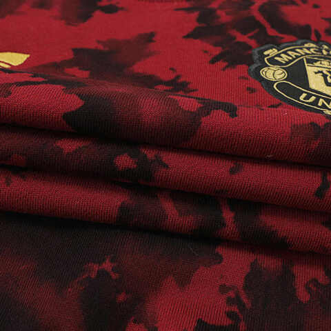 adidas阿迪达斯2024男子MUFC CNY CR针织无帽卫衣JF0364