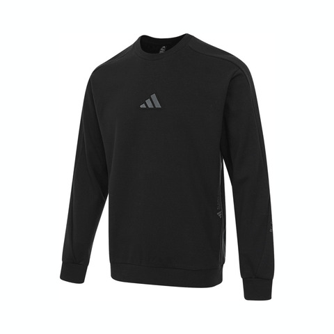 adidas阿迪达斯2025男子TH MH LOGO SWT针织无帽卫衣JZ8420