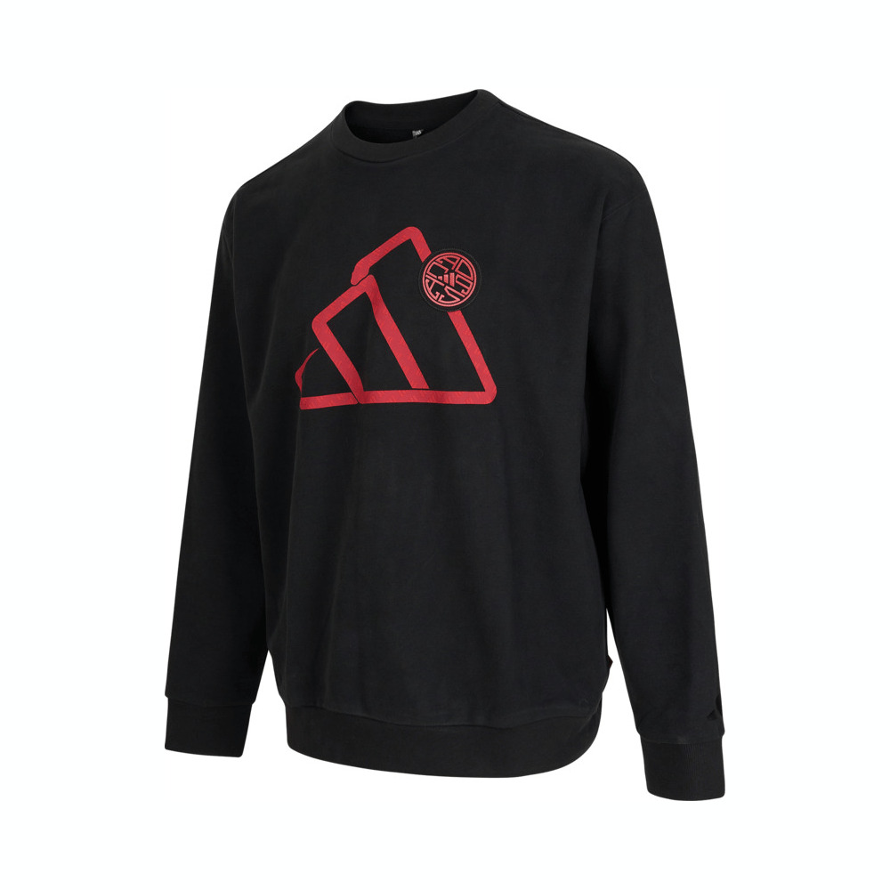 adidas阿迪达斯2024男子CM DK CREW针织无帽卫衣JM1002