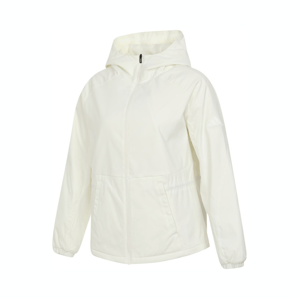 adidas阿迪达斯2025女子MT ALL DAY JKT梭织连帽外套JZ4151